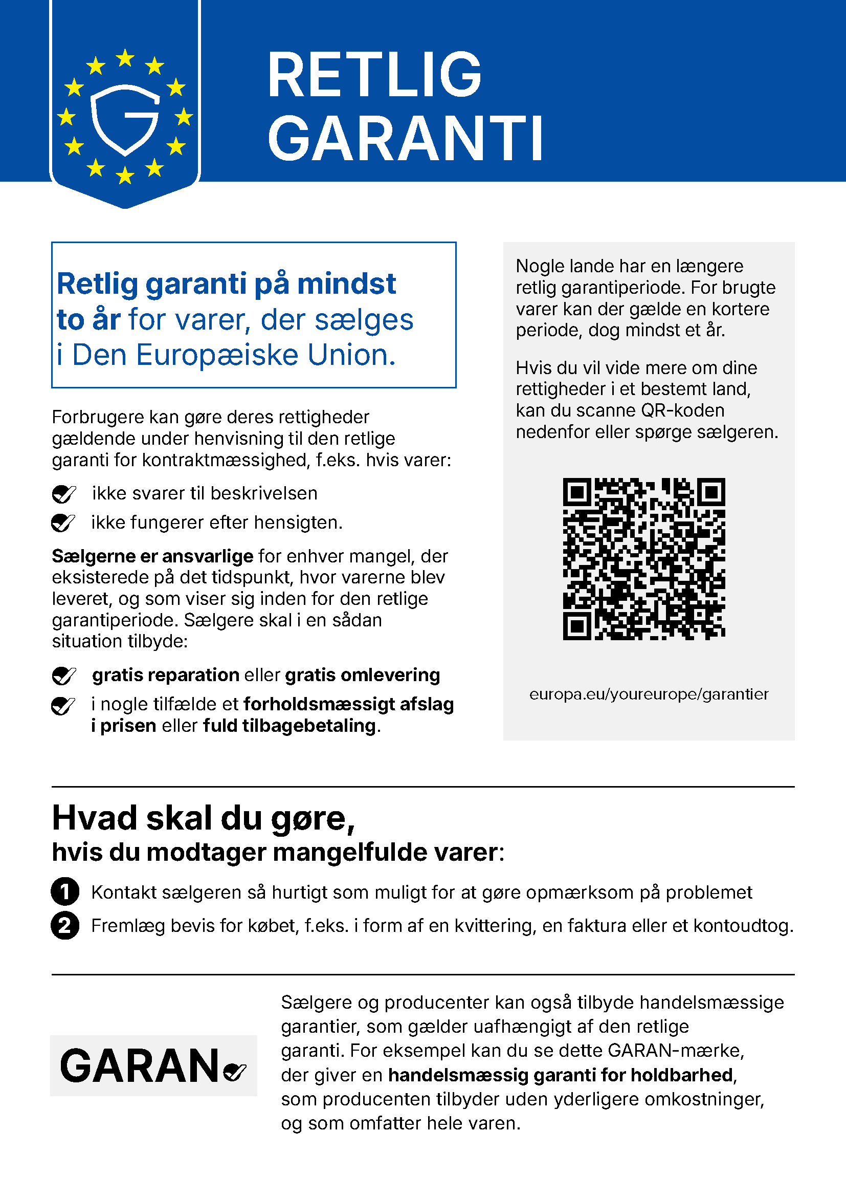 Reklamationsret SF winne og doore EU Reklamationsret ved mangler SF winne og doore
